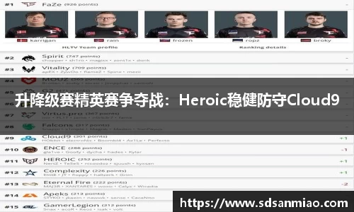 升降级赛精英赛争夺战：Heroic稳健防守Cloud9